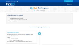 
                            4. Cara Pengajuan - Dana Kini