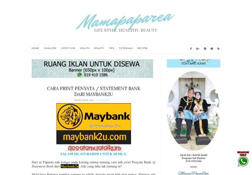 
                            10. CARA PRINT PENYATA / STATEMENT BANK DARI ...