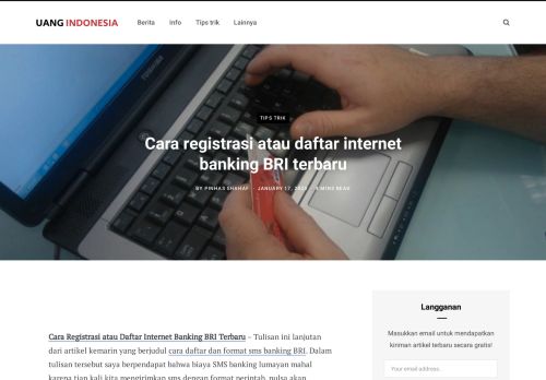 
                            11. Cara Registrasi atau Daftar Internet Banking BRI Terbaru