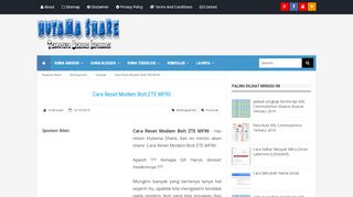 
                            7. Cara Reset Modem Bolt ZTE MF90 - Hutama Share