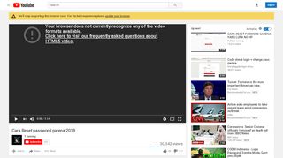 
                            6. Cara Reset password garena 2018 - YouTube