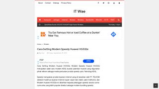 
                            9. Cara Setting Modem Speedy Huawei HG532e - IT Wae