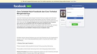 
                            2. Cara Terhebat Hack Facebook dan Cara Terhebat ...