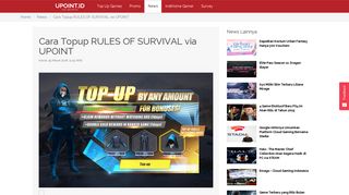 
                            4. Cara Topup RULES OF SURVIVAL via UPOINT - UPoint.ID - Easy ...