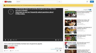 
                            4. Cara untuk input pendaftar member baru forgewinner glujelly - YouTube