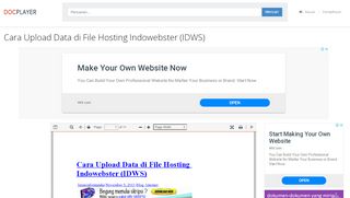 
                            13. Cara Upload Data di File Hosting Indowebster (IDWS) - PDF