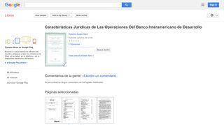 
                            12. Carachterísticas jurídicas de las operaciones del Banco ...