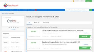 
                            7. CaratLane Coupons, Promo code, Offers & Deals - February 2019