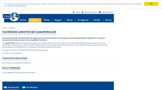 
                            4. caraworld.de – Wohnmobile und Wohnwagen neu und gebraucht ...