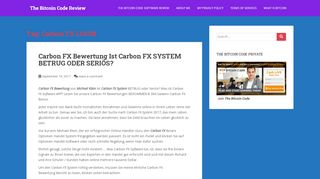 
                            1. Carbon FX LOGIN | The Bitcoin Code Review