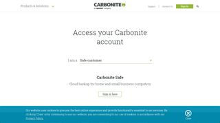 
                            5. Carbonite Login | Carbonite