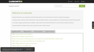 
                            12. Carbonite Support Knowledge Base