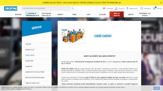 
                            3. Card cadou - Decathlon