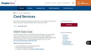 
                            12. Card Services | Peoples Bank