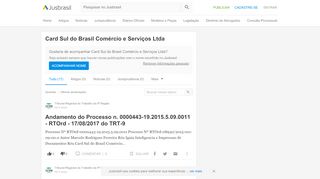 
                            12. Card Sul do Brasil Comércio e Serviços Ltda - JusBrasil