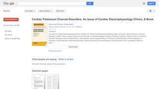 
                            13. Cardiac Potassium Channel Disorders, An Issue of Cardiac ...