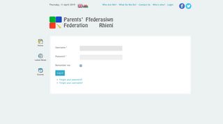 
                            11. Cardiff and Vale Parents Federation - Login
