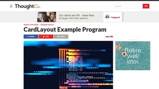 
                            12. CardLayout Example Program in Java - ThoughtCo