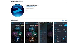 
                            6. Cardo SmartSet on the App Store - iTunes - Apple