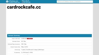 
                            10. CardRockCafe - Login - cardrockcafe.cc | IPAddress.com