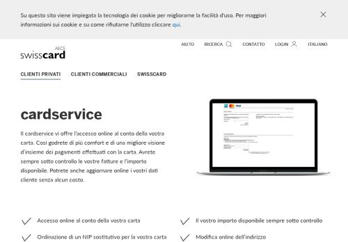 
                            5. cardservice – Servizi – Swisscard AECS