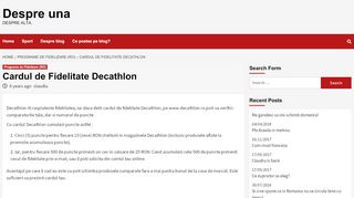 
                            6. Cardul de Fidelitate Decathlon – Despre una - Destept.net