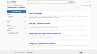 
                            9. Care bangladesh job vacancy - bdnews24 classifieds