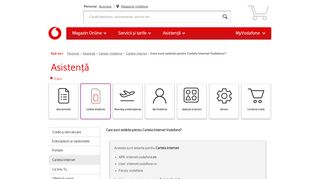 
                            5. Care sunt setările pentru Cartela Internet Vodafone? - Vodafone.ro