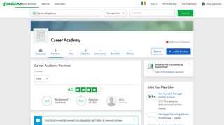 
                            9. Career Academy Reviews | Glassdoor.ie