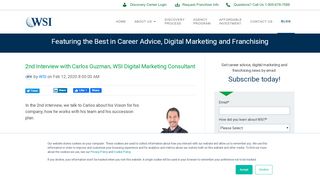 
                            12. Career Advice, Digital Marketing, Business Organization and WSI ...