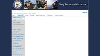 
                            5. Career Counseling - Public.Navy.mil