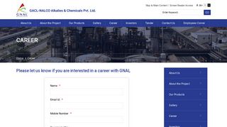 
                            3. Career | Gacl-Nalco Alkalies & Chemicals Pvt. Ltd.