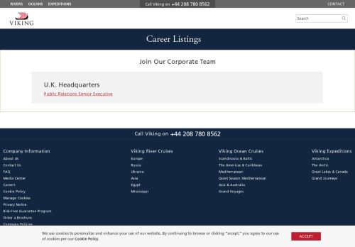 
                            6. Career Listing - Viking River Cruises