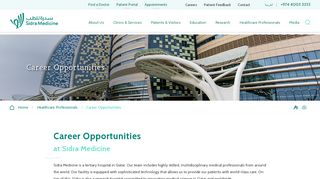 
                            2. Career Opportunities | Sidra Medicine