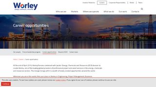 
                            2. Career opportunities – WorleyParsons resources & energy