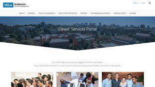 
                            13. Career Services Portal | UCLA Anderson School of Management