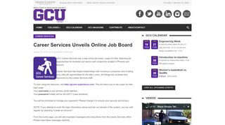 
                            6. Career Services Unveils Online Job Board - GCU Today
