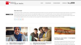 
                            9. CareerFoundry GmbH, Autor auf log in. berlin. - Der Blog zur digitalen ...