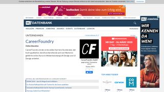 
                            11. CareerFoundry - Unternehmensprofil | Gründerszene