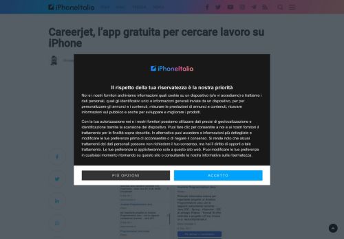 
                            11. Careerjet, l'app gratuita per cercare lavoro su iPhone - iPhone Italia