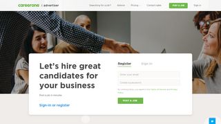 
                            5. CareerOne Advertiser – Job Advertiser