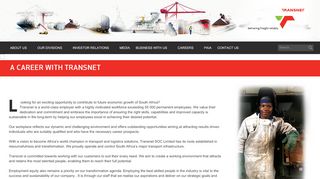 
                            1. Careers A Career with Transnet