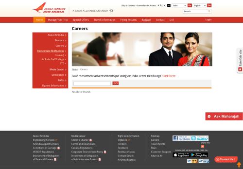 
                            5. Careers - Air India