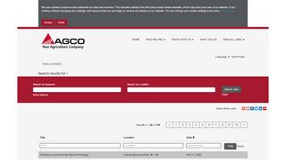 
                            3. Careers at AGCO - Jobs at AGCO