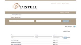 
                            6. Careers at Distell Limited