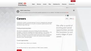 
                            7. Careers at HSBC Private Banking