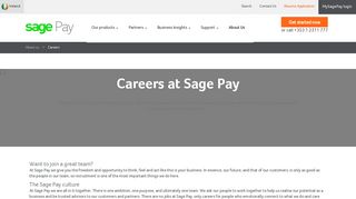 
                            6. Careers at Sage Pay – Sage Pay