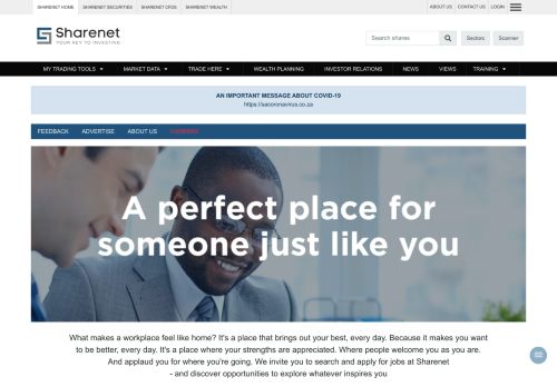 
                            10. CAREERS AT SHARENET - Your Key To Investing on The JSE ...