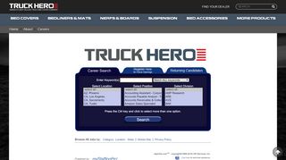 
                            5. Careers at Truck Hero - Apply Online