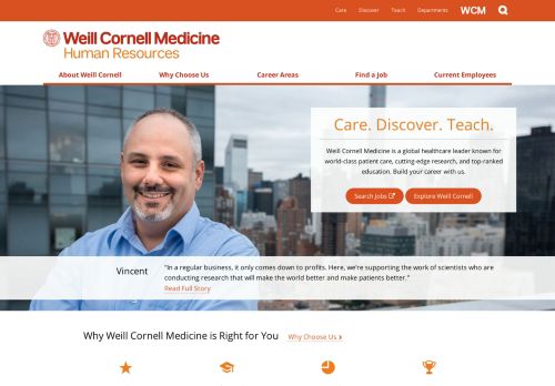 
                            12. Careers at Weill Cornell Medicine